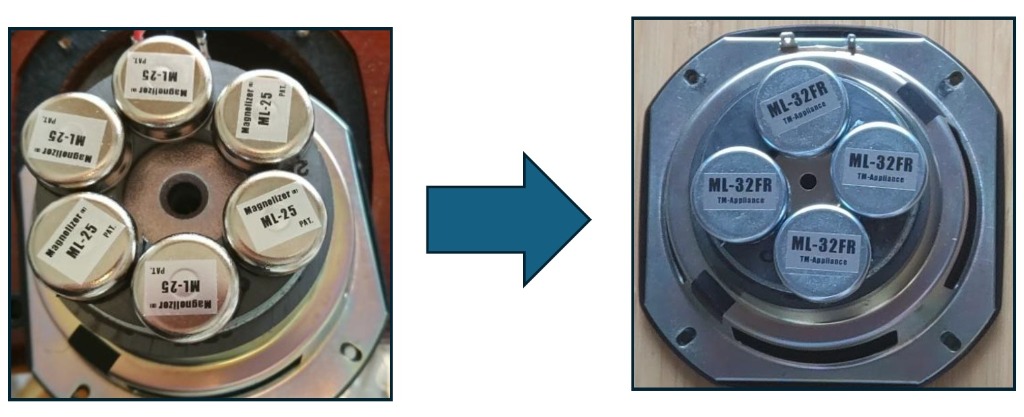 ML-25からML-32FRに置換え